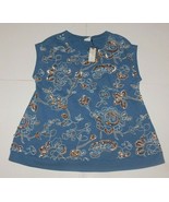 Akemi + Kin Anthropologie Blue Sequence Top Size X-Small Brand New - £22.69 GBP