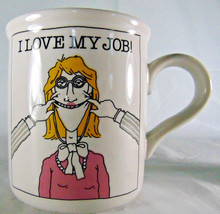 "I Love My Job!" Mug American Greetings Designers Collection Made In Korea - $13.46