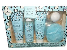 New Studio Selection Fresh Cotton Scented Bath Gift Set - £8.83 GBP
