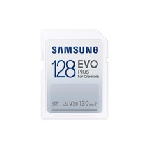 Samsung Evo Plus Full Size 128 Gb Sdxc Card 130MB/s Full Hd &amp; 4K Uhd, UHS-I, U3, - £20.74 GBP