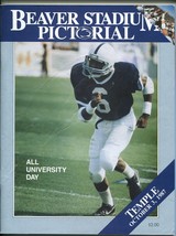 Penn State Vs Temple Ncaa Foot Ball Program 10/3/1987-BEAVER STADIUM-vg - £27.13 GBP