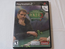 World Championship Poker 2 Featuring Howard Lederer Sony PlayStation 2 PS2 2005 - £22.93 GBP