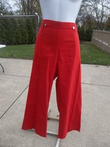 Nwt 89TH&amp;MADISON Red Crop Pants 1X - £12.81 GBP