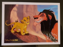 *The Lion King Lithograph Disney Movie Club Exclusive 2020 NEW - $17.89