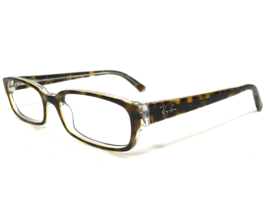 Ray-Ban Eyeglasses Frames RB5087 2192 Brown Tortoise Clear Rectangular 53-16-140 - £56.05 GBP