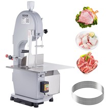 VEVOR Commercial Electric Meat Bandsaw, 1500W Stainless Steel Countertop... - $453.91