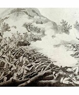 Battle Of Kenesaw Mountain During The Civil War 1899 Victorian Print DWV7C - $29.99