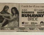 Runaway Bride Vintage Movie Print Ad Richard Gere Julia Roberts  TPA10 - $5.93