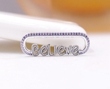 2022 Spring Me Collection 925 Sterling Silver ME Styling Believe Word Li... - $11.80