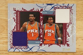 2007 Luxury Box CDR-SM Amare Stoudmire Shawn Marion Suns Dual Jersey 21/49 - £7.90 GBP