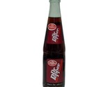 Vintage Clear Glass Dr Pepper Soda Bottle 10 oz Return For Refund Full S... - $9.89