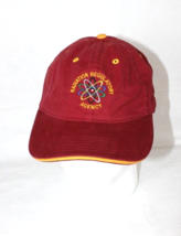Radiation Regulatory Agency Red Gold Baseball Cap Hat Canvas Authentic Headwear - £8.98 GBP