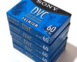 SONY Mini DVC 60 Premium Digital Video Cassette Tape Lot of 5 - $28.99
