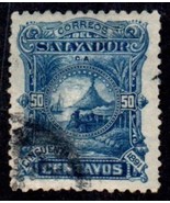 1891 EL SALVADOR Stamp - 50c, SC#55 A3A - $1.49