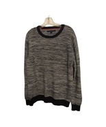 Men&#39;s Tommy Hilfiger Sweater Size Large Navy Blue And White - $557.46 MXN