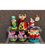 Disney Alice in Wonderland Figures Queen Mad Hatter Cheshire Cat Rabbit ... - $636.44 MXN
