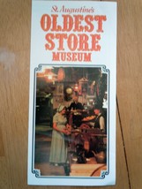 Oldest Store Museum St. Augustine Florida Brochure  - £3.18 GBP