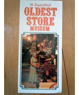 Oldest Store Museum St. Augustine Florida Brochure  - $3.99