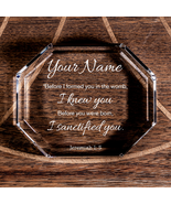 Jeremiah 1:5 I Sanctified You Octagonal Paperweight Personalized Christi... - £50.80 GBP