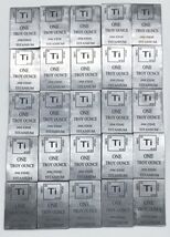 Lot of 25 x 1 Ounce Oz , Titanium Bullion Bar .996 Fine, Pure titanium ,... - $138.60