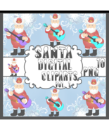 Santa Digital Cliparts Vol. 1 - $37.17 MXN