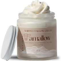 100 Grass Fed Beef Tallow for Skin Care Face Body Whipped Moisturizer for Sensit - £60.95 GBP