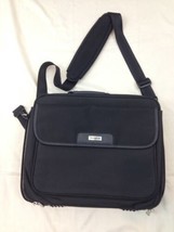 Targus Black Nylon 15&quot; Computer Shoulder Carry Messenger Zip Close Bag - £11.68 GBP