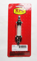 Universal Carbureted Glass Inline Fuel Filter 3/8&quot; Inlet/Outlet 3&quot; x 1&quot; RPC - £11.22 GBP