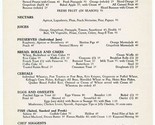 Hotel Sir Francis Drake Room Service Menu San Francisco California 1942 - $44.45