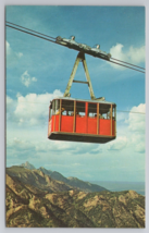 Teton Village Aerial Tram Wyoming Ski Lift Aerial View Vintage Postcard - £11.15 GBP