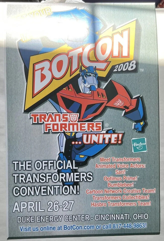 2008 Transformers Cybertron Ultimate Collection DVD Print Ad/Poster 2