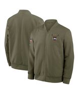 Mens Broncos Salute to Service 2025 Sideline Full-zip Bomber Jacket - Olive - €86,29 EUR