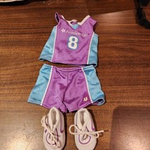 American Girl Doll Basketball Outfit-RETIRED, top, shorts &amp; sneakers - £14.85 GBP