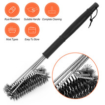 Bbq Grill Brush Barbecue Grate Cleaner Stainless Steel For Rack Burner C... - £19.65 GBP