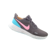 Nike Revolution 5 Shoes Womens 8 Gray Blue Athletic Running Walking Lace Up - $41.35