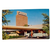 Postcard Hotel Sahara Classic Car 1950s Las Vegas Nevada Chrome Unposted - £6.24 GBP