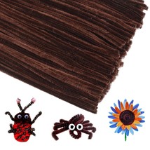 150 Pcs Dark Brown Pipe Cleaners Chenille Stem,Pipe Cleaners, Diy Craft For Crea - £9.15 GBP