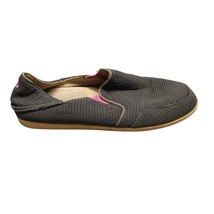 OluKai Flat Loafers Women&#39;s Size 8.5 Dark Grey Mesh Low Top Round Toe Sl... - £28.58 GBP