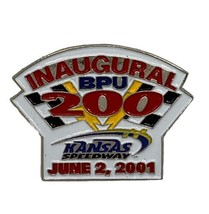 2001 Inaugural BPU 200 Kansas Speedway Race NASCAR Racing Enamel Lapel Hat Pin - £6.26 GBP