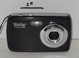 Vivitar ViviCam 7022 7.1MP Digital Camera black Tested Works - £38.50 GBP