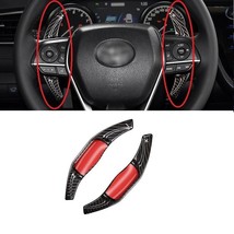 For 18-23 Toyota Camry Real Carbon Fiber Steering Wheel Paddle Shifter Extension - £61.00 GBP