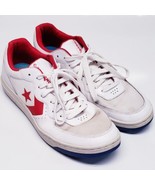 Converse Rival Ox-Men&#39;s Shoes White-Enamel Red-Blue Patriotic SZ M12/W13... - £23.57 GBP