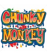 Chunky Monkey Kids HEAT PRESS TRANSFER for T Shirt Tote Sweatshirt Fabri... - £5.13 GBP