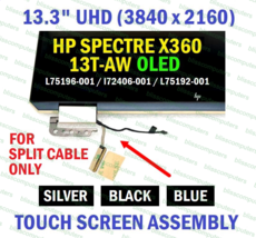 Hp Spectre x360 13-AW 13-aw0117TU Lcd Display Oled Uhd Hinge Up 9MT37PA - £213.98 GBP