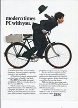 90&#39;s IBM Computer Print Ad Electronics Computers Technology Vintage 8.5&quot;... - £15.37 GBP