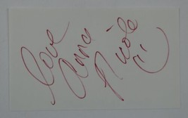 Anna Nicole Smith Signed 3x5 Index Card Autographed - £317.30 GBP