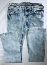 Ariya Jeans Kauai Size 3/4 Blue Denim Boot Cut - £11.25 GBP