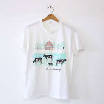 Vintage Amish Country Cow T Shirt Large - £28.93 GBP