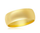 9 Men&#39;s Wedding band .925 Gold Plated 379198 - $89.00