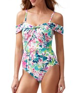 Tommy Bahama TSW70214 Fleur De Flora Off-The-Shoulder OnePiece Swimsuit ... - $741.25 MXN